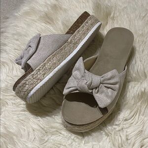 Cute Bow Slide Sandals 9